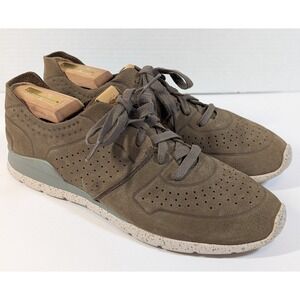 UGG Tye Casual Sneakers Men's 12 Comfort 1016674 Brown Leather Lace Up‎